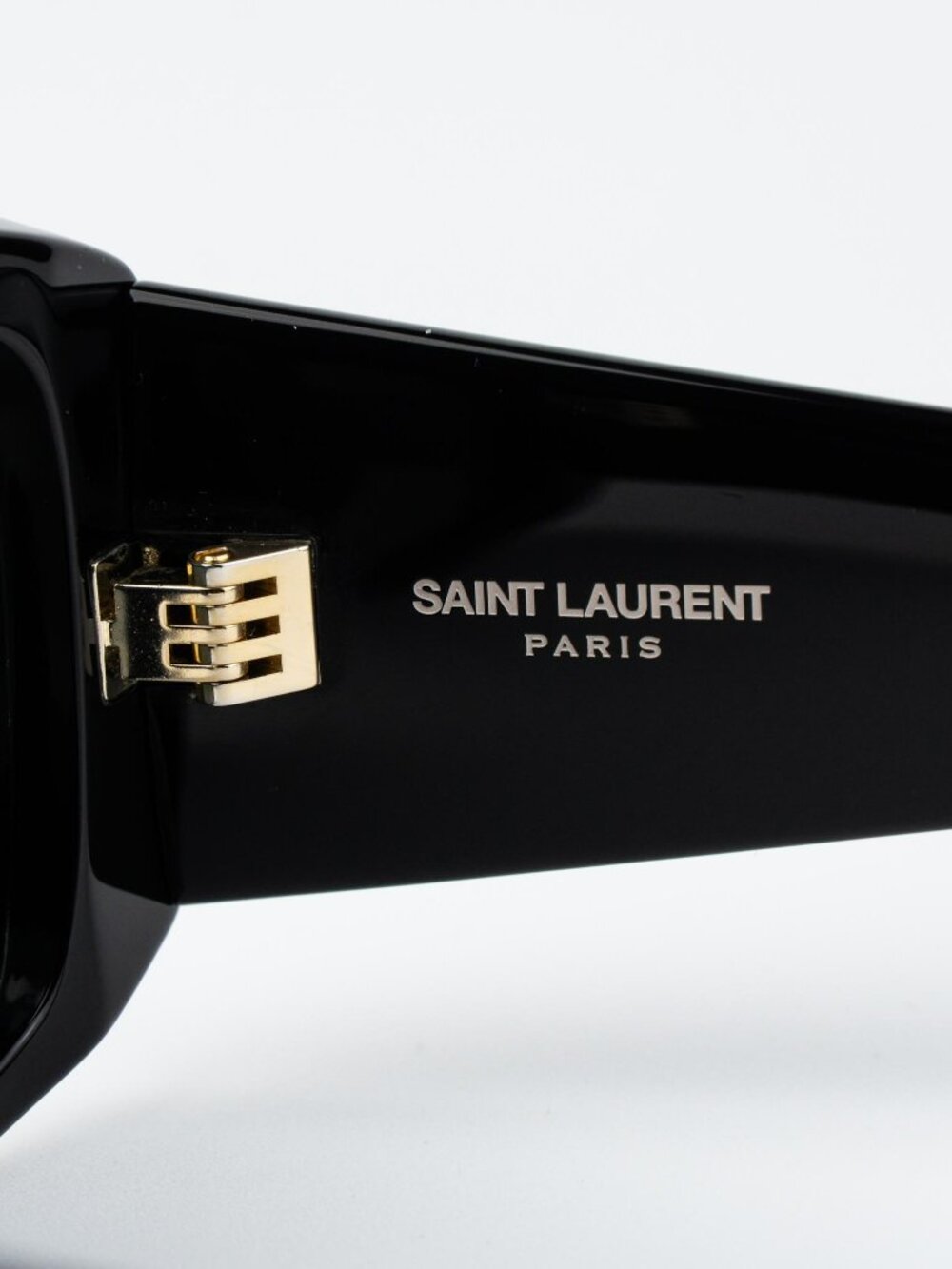 Saint Laurent Women Sunglasses Black Grey Square SL832 001 NEW AUTHENTIC - Picture 8 of 15